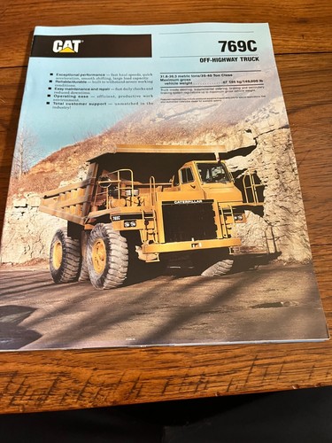 Caterpillar cat 769c off - caterpillar,